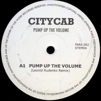 Citycab - Pump Up The Volume