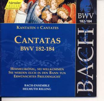 Bach - Cantatas, BWV 182-184
