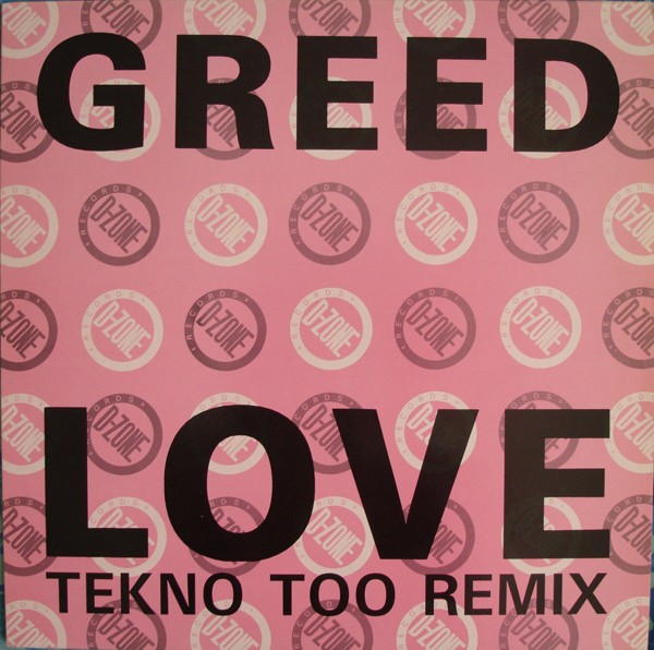 GREED - Love Tekno Too RMX - Disque Maxi x 1