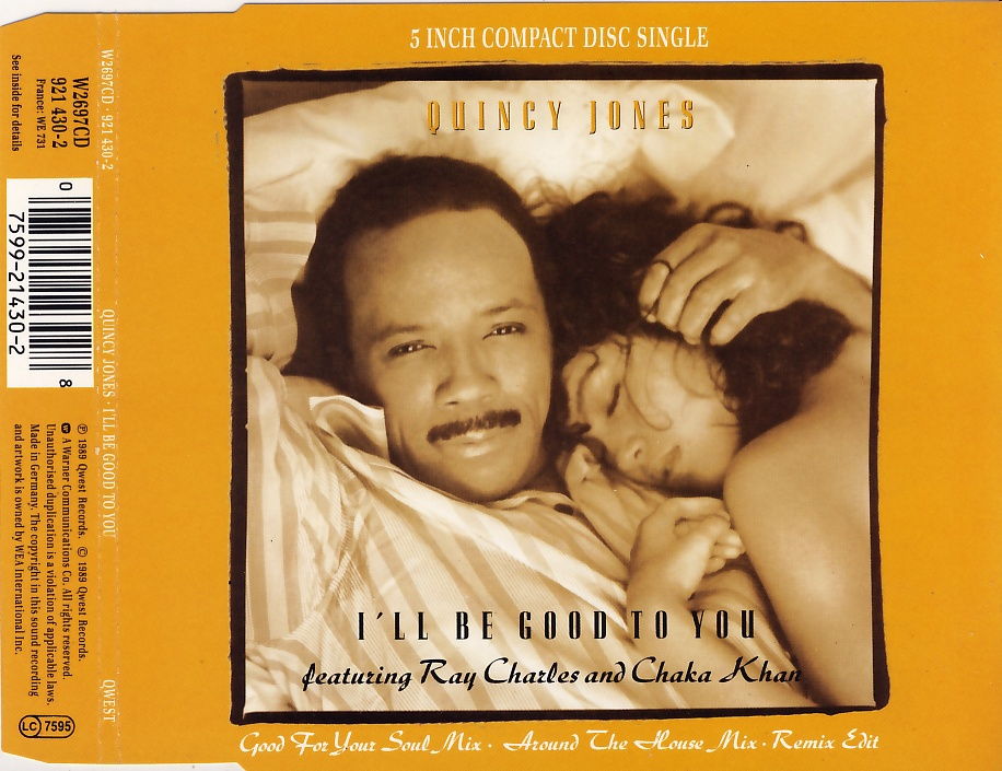 JONES, QUINCY FEAT. RAY CHARLES & CHAKA KHAN - I'll Be Good To You - MCD