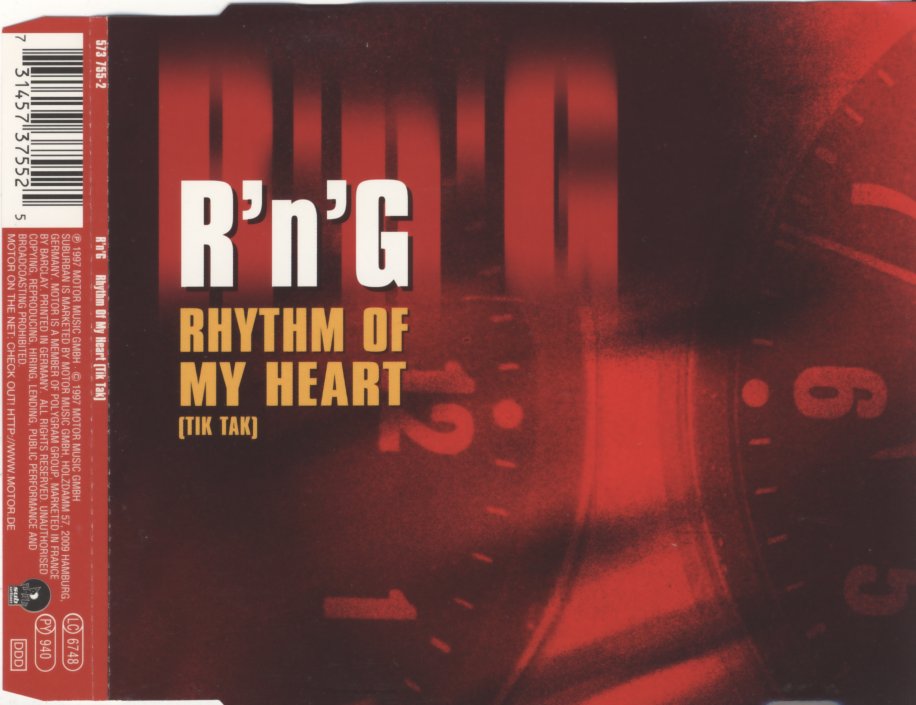 R'N'G - Rhythm Of My Heart (Tic Tac) - Disque CD Maxi