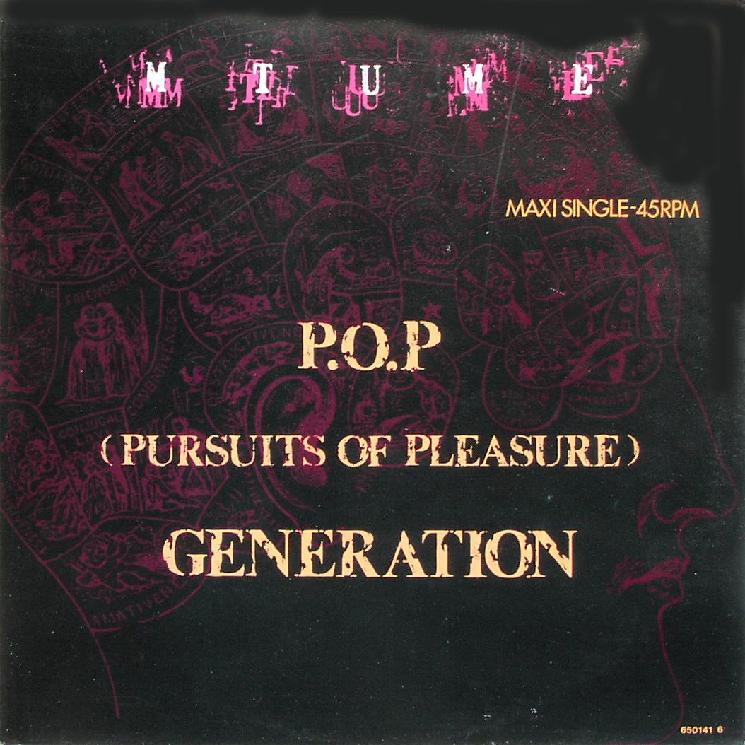 MTUME - P.O.P. (Pursuits Of Pleasure) Generation - Disque Maxi x 1