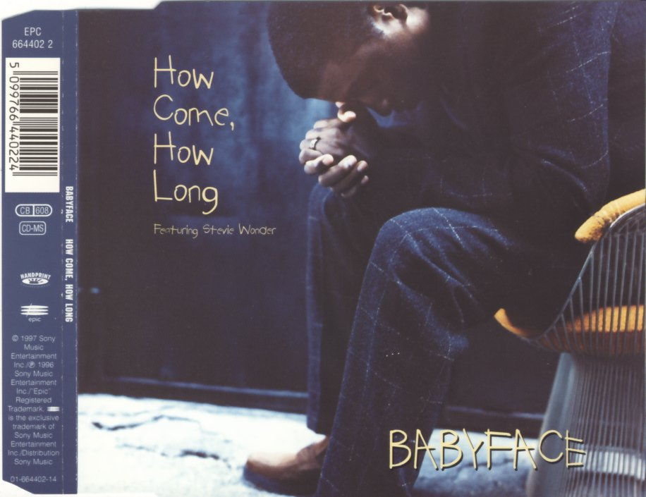 BABYFACE & STEVIE WONDER - How Come, How Long - Disque CD Maxi