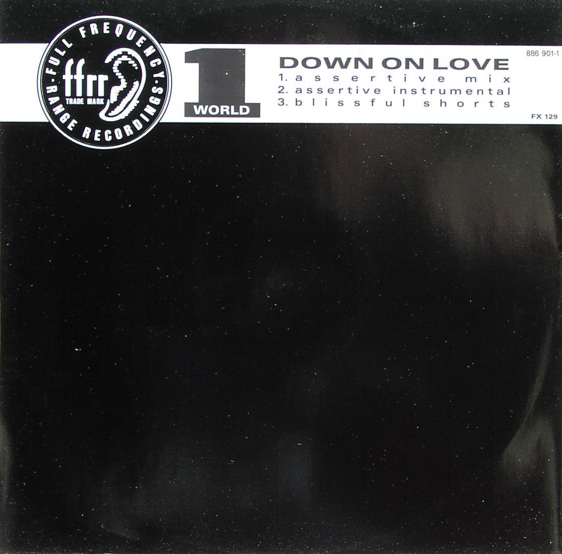 1 WORLD - Down On Love - 12 inch x 1