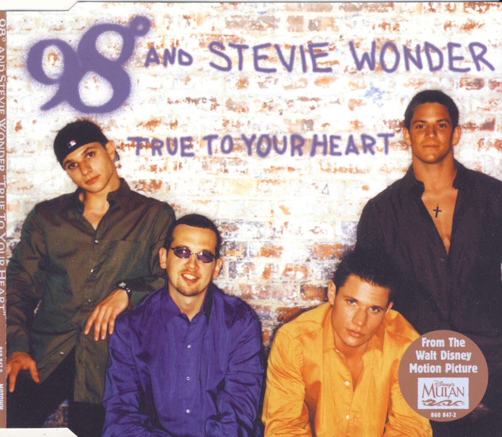 98 DEGREES & STEVIE WONDER - True To Your Heart - Disque CD Maxi