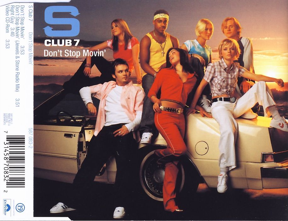 S CLUB 7 - Don't Stop Movin' - Disque CD Maxi