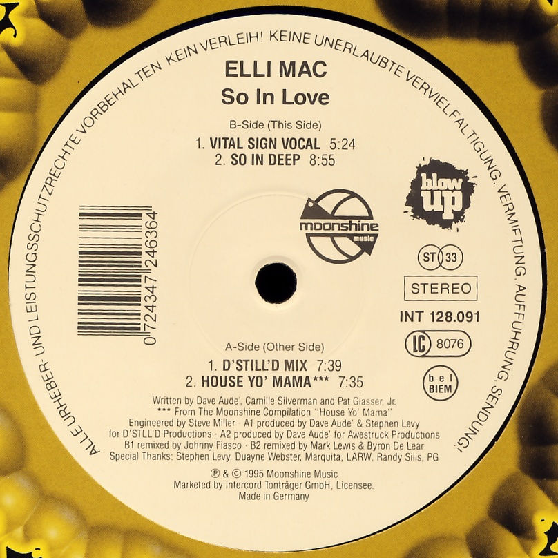 MAC, ELLI - So In Love - 12 inch x 1