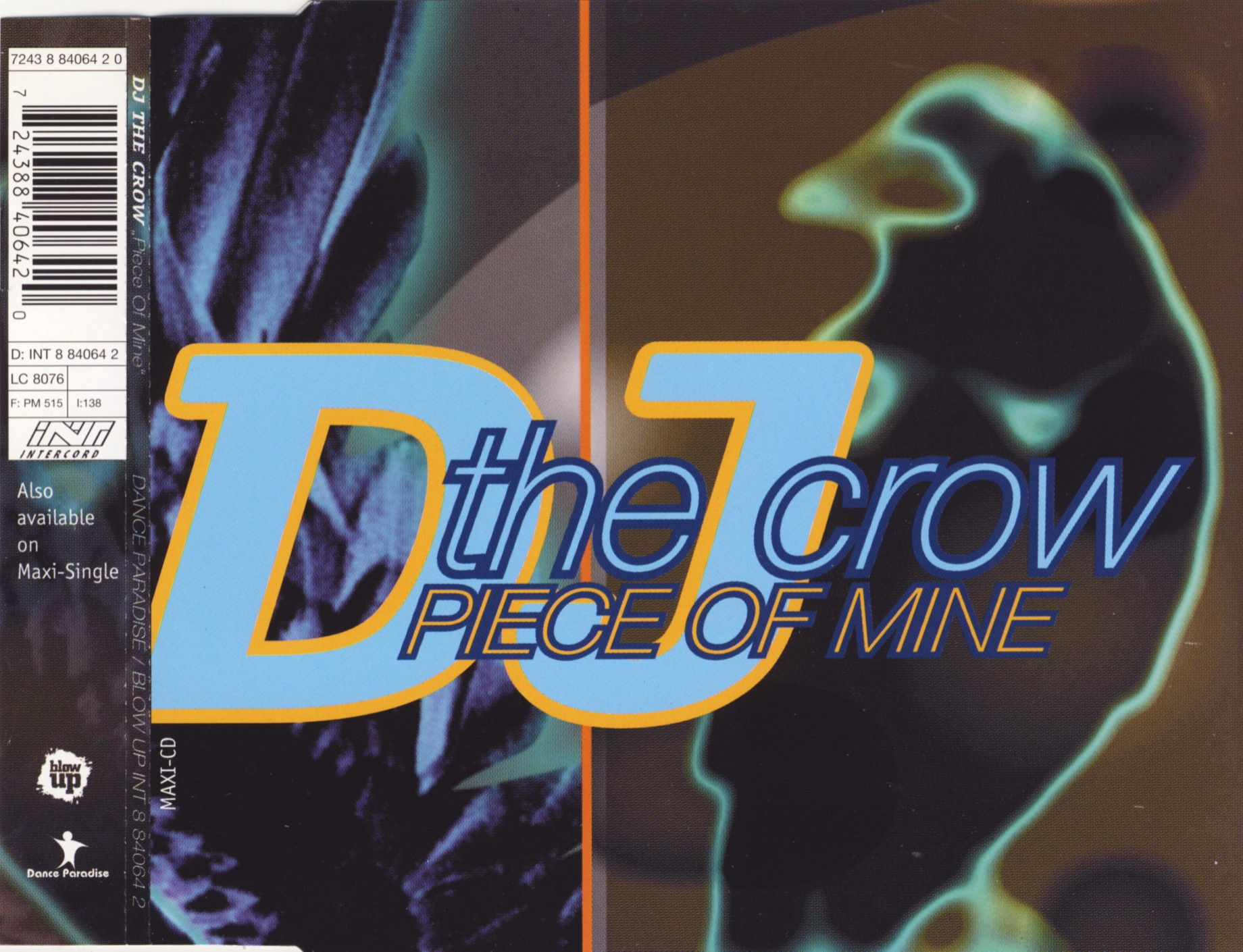 DJ THE CROW - Piece Of Mine - Disque CD Maxi