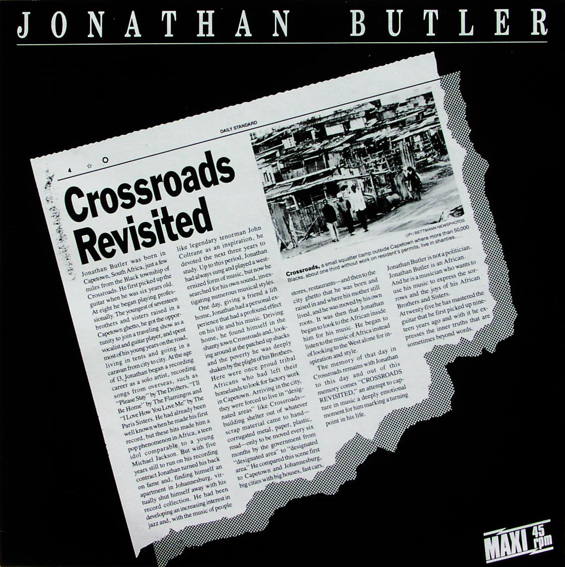 BUTLER, JONATHAN - Crossroads Revisited - 12 inch x 1