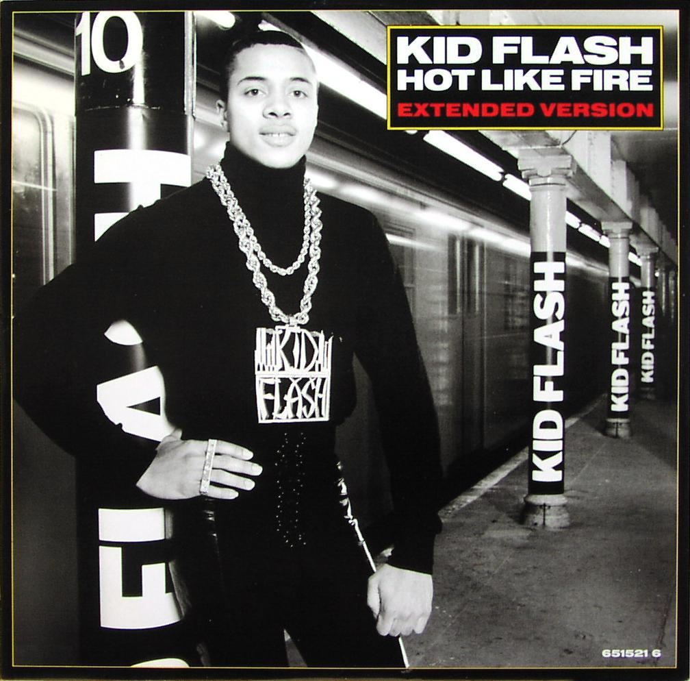 KID FLASH - Hot Like Fire - Disque Maxi x 1