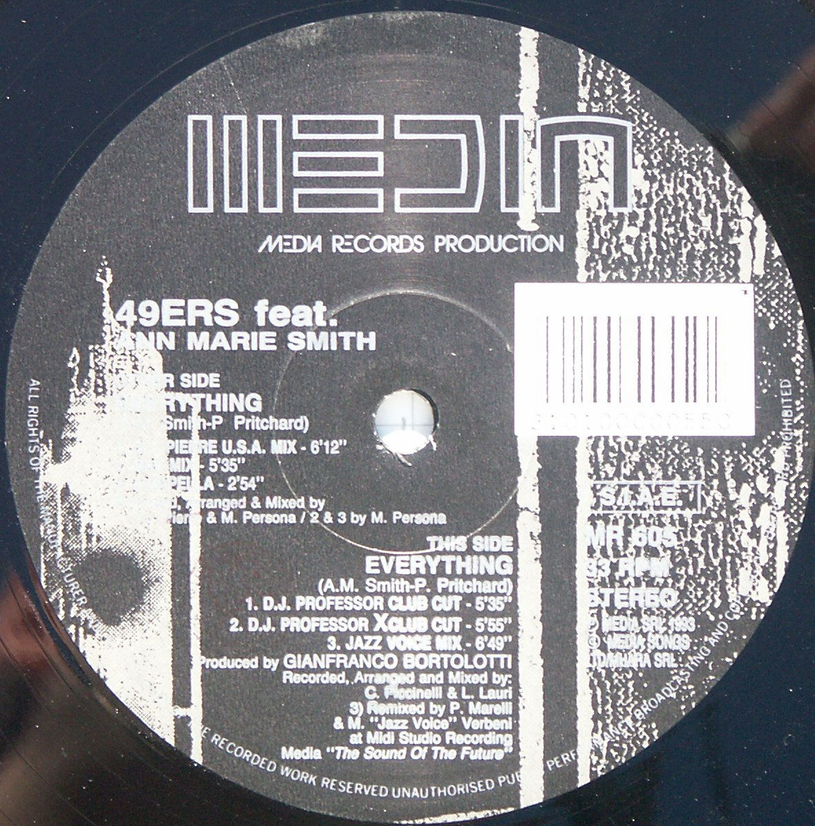 49ERS - Everything - Disque Maxi x 1