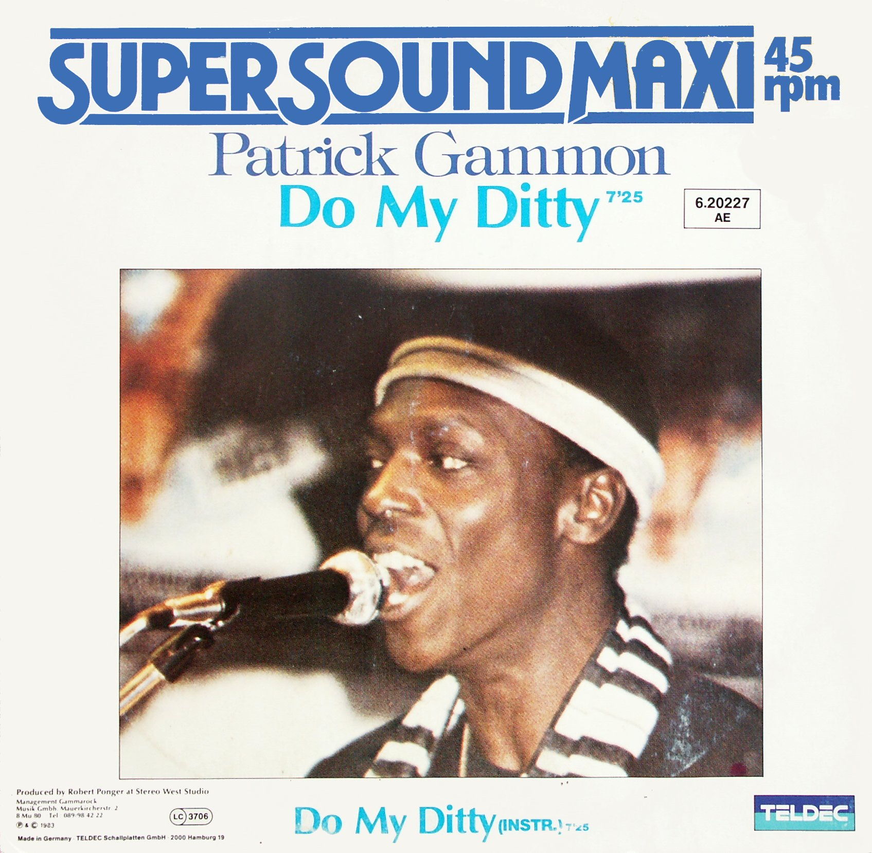 GAMMON, PATRICK - Do My Ditty - 12 inch x 1