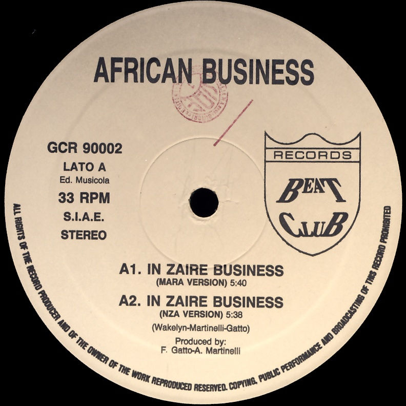 AFRICAN BUSINESS - In Zaire Business - Disque Maxi x 1