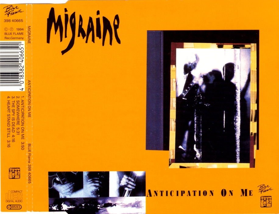 MIGRAINE - Anticipation On Me - Disque CD Maxi