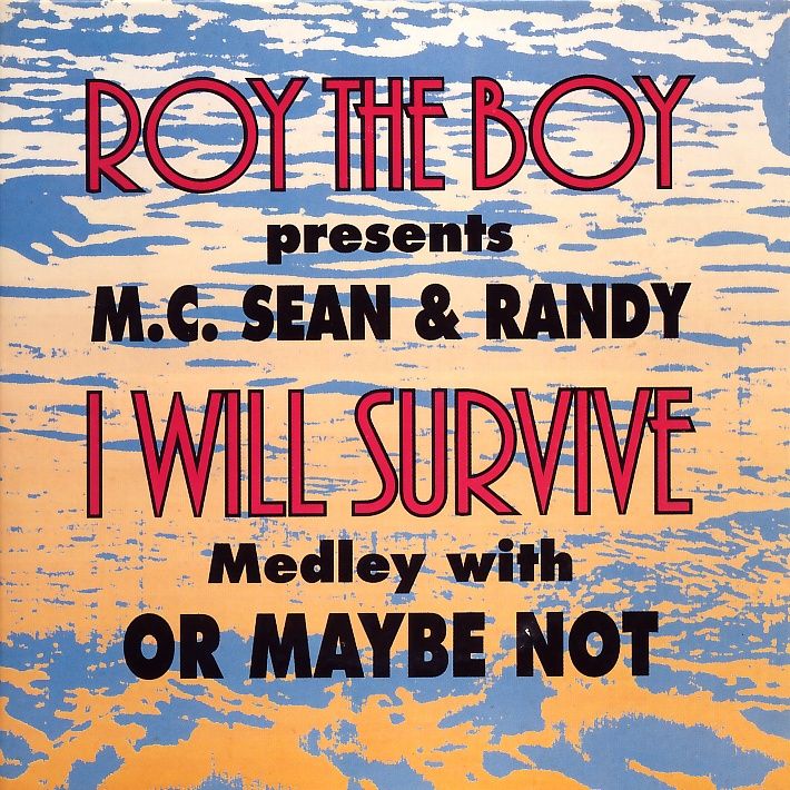 ROY THE BOY PRES. MC SEAN & RANDY - I Will Survive Medley With Or Maybe Not - Disque Mini CD