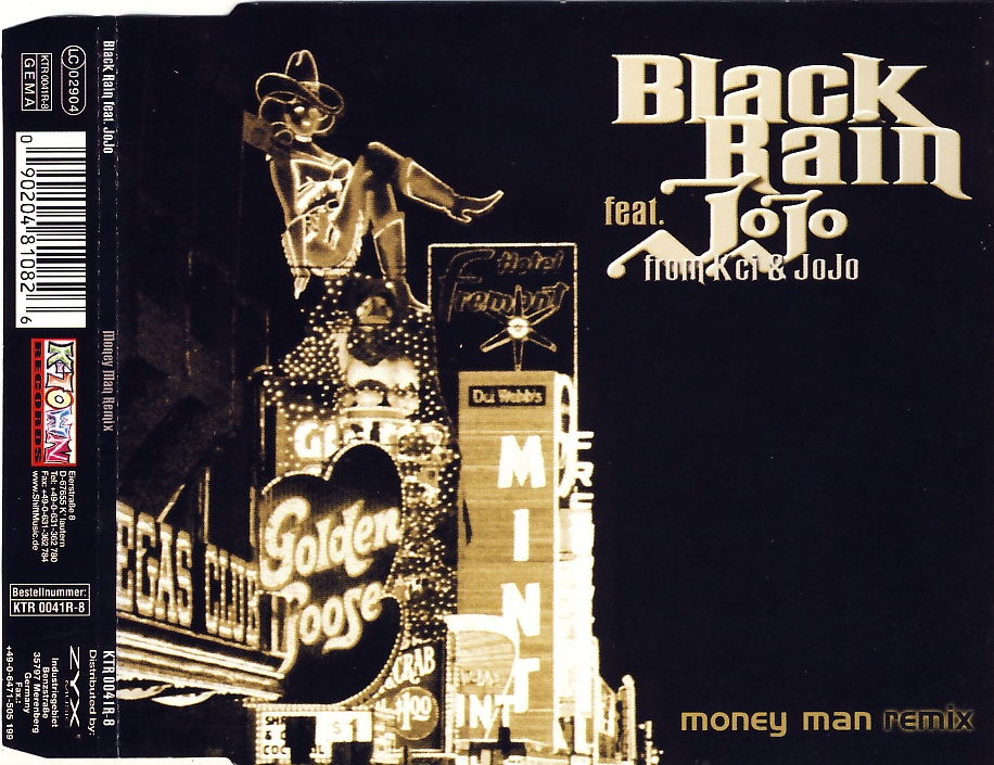 BLACK RAIN - Money Man - Disque CD Maxi