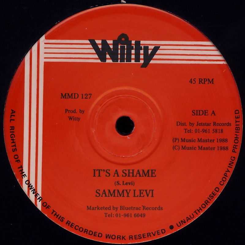 LEVI, SAMMY - It's A Shame - 12 inch x 1