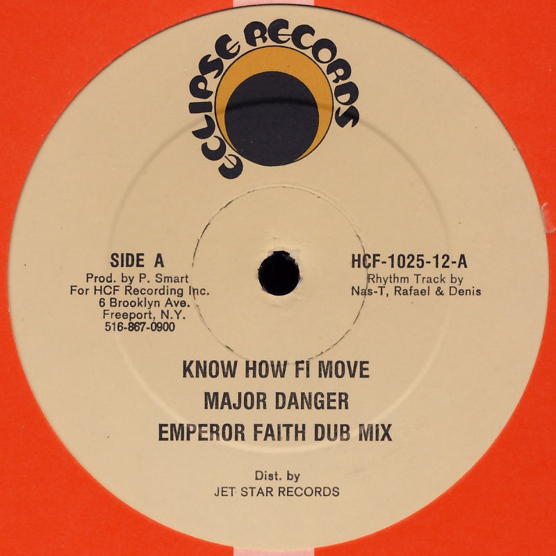 MAJOR DANGER / ROMEO - Know How Fi Move / Shower Me With Your Love - Disque Maxi x 1