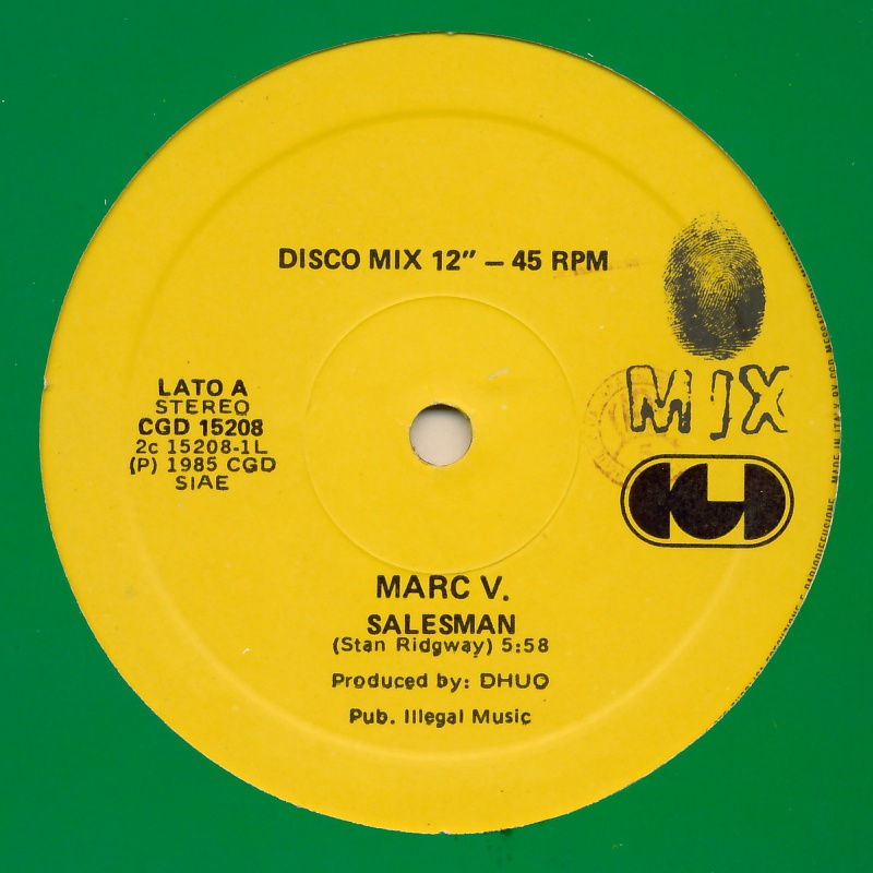 V., MARC - Salesman - Disque Maxi x 1