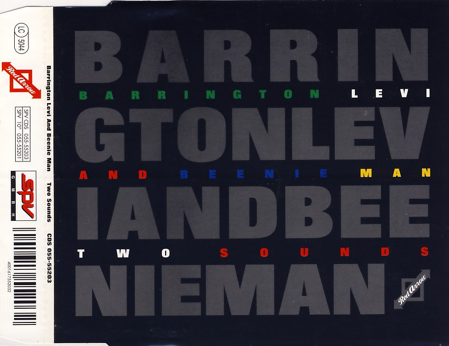 LEVY, BARRINGTON & BEENIE MAN - Two Sounds - Disque CD Maxi