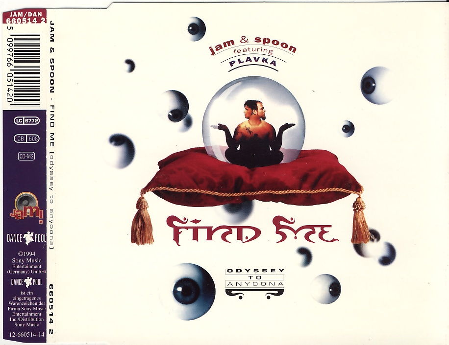JAM & SPOON - Find Me - Disque CD Maxi