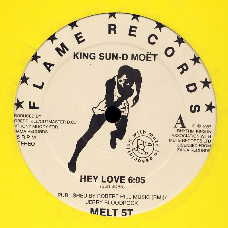 KING SUN-D MOËT - Hey Love - Disque Maxi x 1
