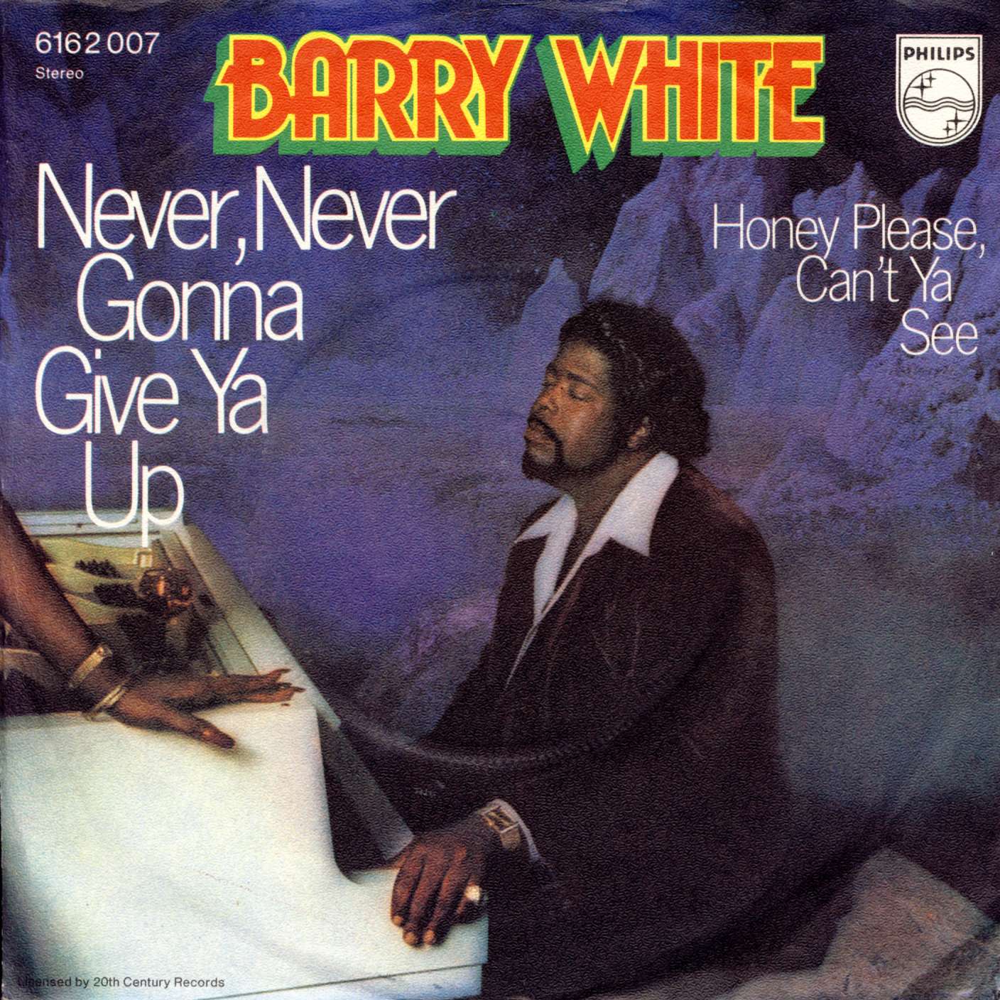 Album Never never gonna give ya up de Barry White sur CDandLP
