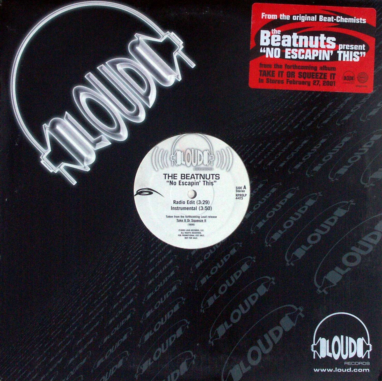 BEATNUTS - No Escapin' This - Disque Maxi x 1