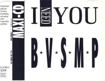 BVSMP - I Need You