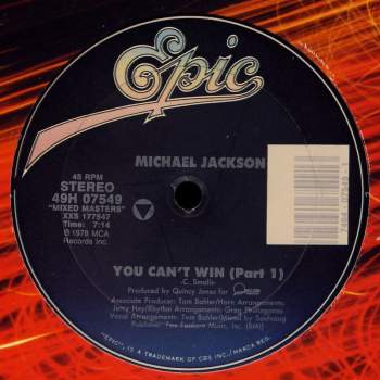 Jackson, Michael - You Can't Win / Billy Jean