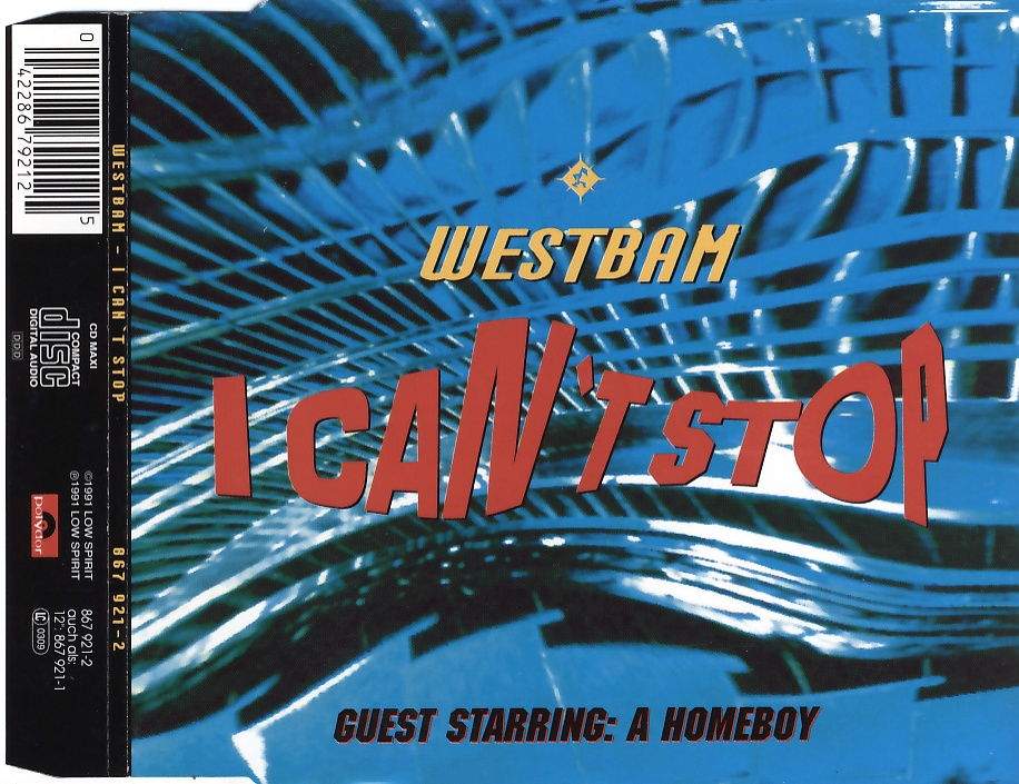Westbam - I Can't Stop