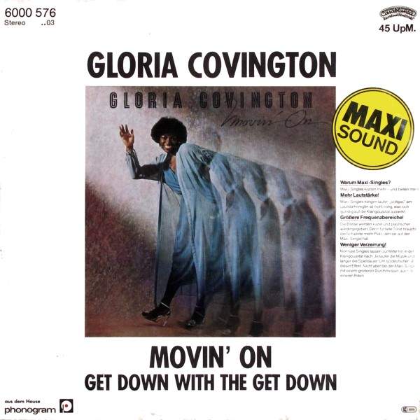 Gloria Covington - Movin' On