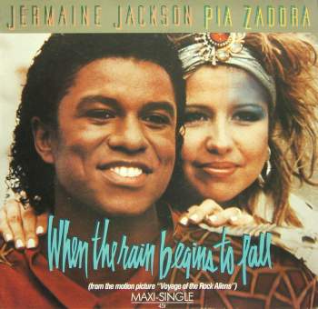 Jackson, Jermaine & Pia Zadora - When The Rain Begins To Fall
