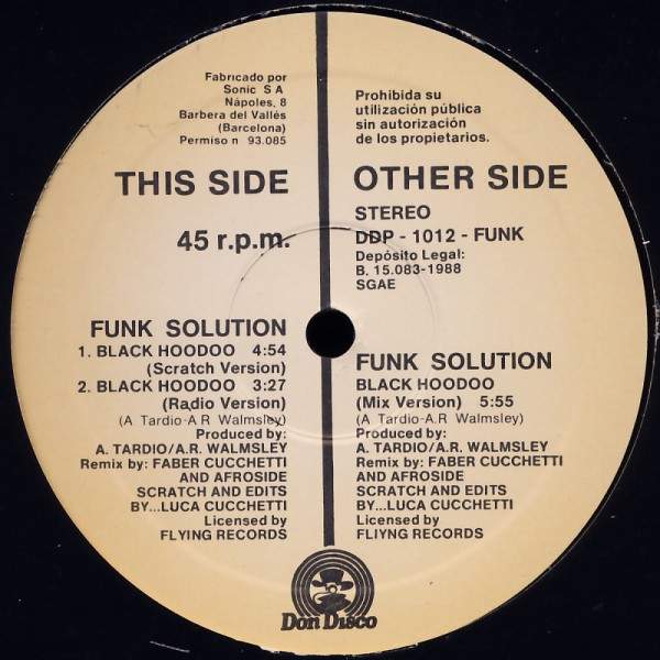 Funk Solution - Black Hoodoo