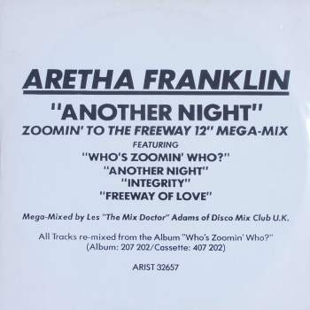 Franklin, Aretha - Another Night Megamix