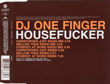 DJ One Finger - Housefucker