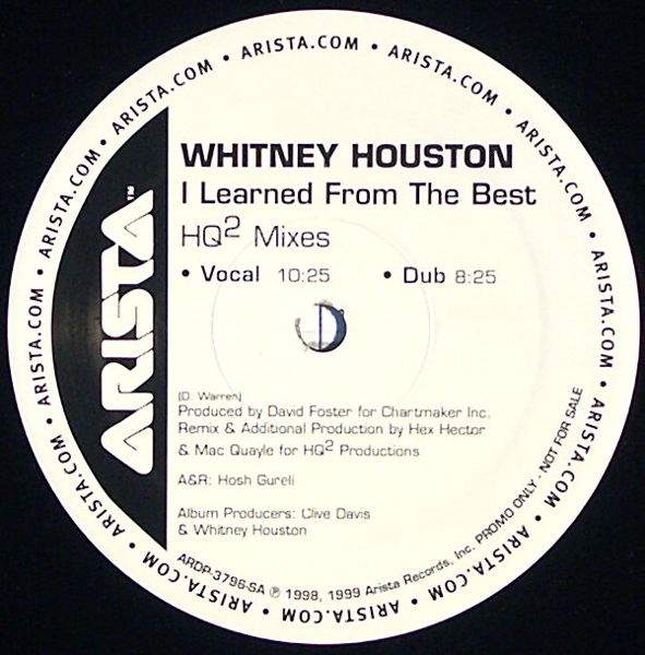 Houston, Whitney - I Learned From The Best HQ2 Mixes