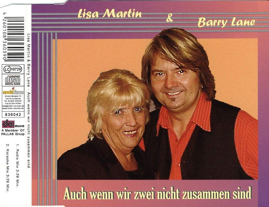 Lisa Martin & Barry Lane - Auch Wenn Wir Zwei Nicht Zusammen Sind