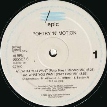 Poetry 'n' Motion - What You Want