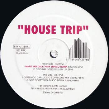 DJ Paul One vs. Dave Scott - House Trip