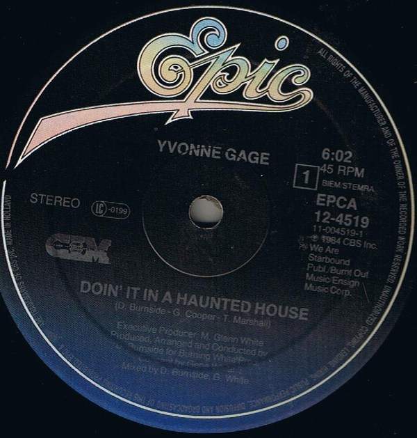 Gage, Yvonne - Doin' It In A Haunted House