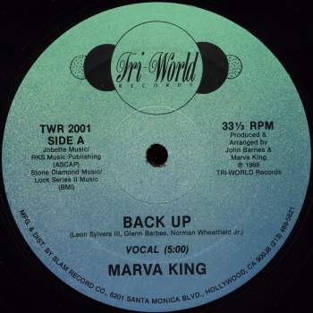 King, Marva - Back Up