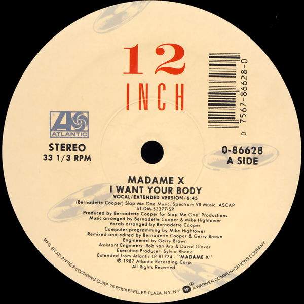 Madame X - I Want Your Body