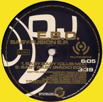 DJ EBO - Baby-Fusion E.P.