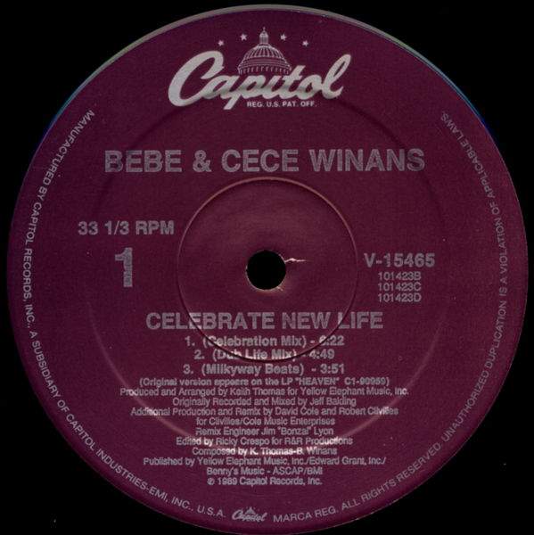 Bebe & Cece Winans - Celebrate New Life