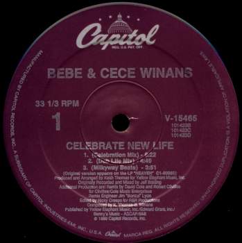 Winans, BeBe & CeCe - Celebrate New Life