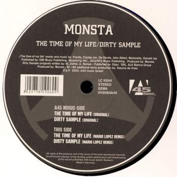 Monsta - The Time Of My Life / Dirty Sample