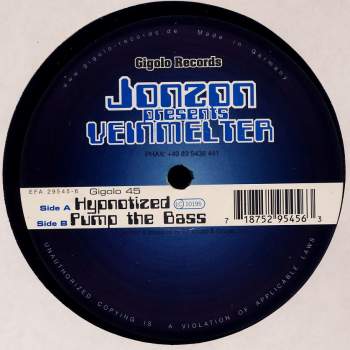 Jonzon presents Veinmelter - Hypnotized / Pump The Bass