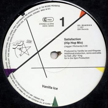 Vanilla Ice - Satisfaction Remixes