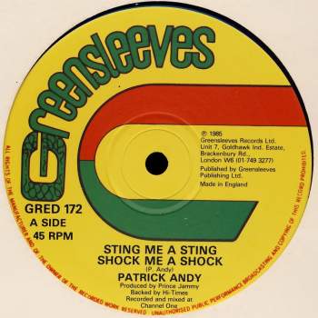 Andy, Patrick / Tonto Irie - Sting Me A Sting Shock Me A Shock / Every Posse Get Ready